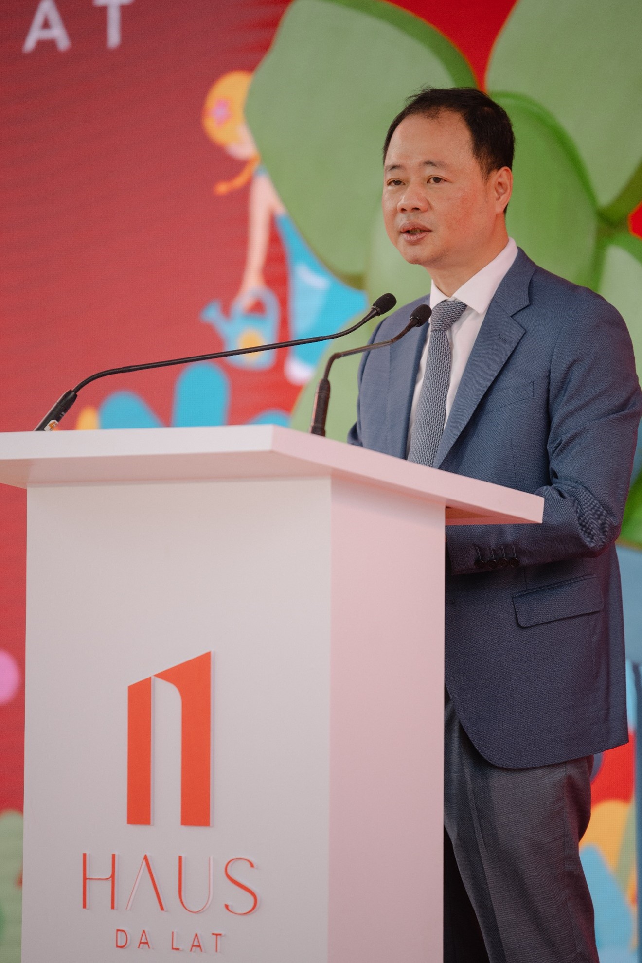 Ông Trần Hồng Thái - Phó Bí thư Tỉnh uỷ, Chủ tịch UBND tỉnh Lâm Đồng phát biểu tại sự kiện.