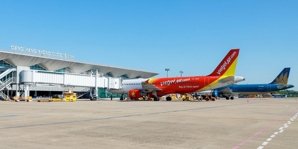 Cảng hàng không quốc tế Vinh có thể đón tới 8 triệu khách/năm.