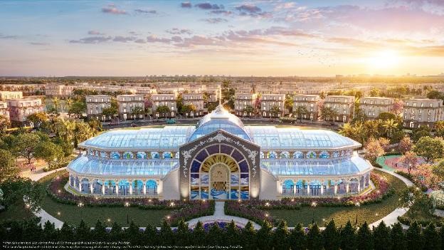 Phân khu Hoàng Gia sở hữu riêng “vườn thượng uyển” Europa Royal Park trong lòng.