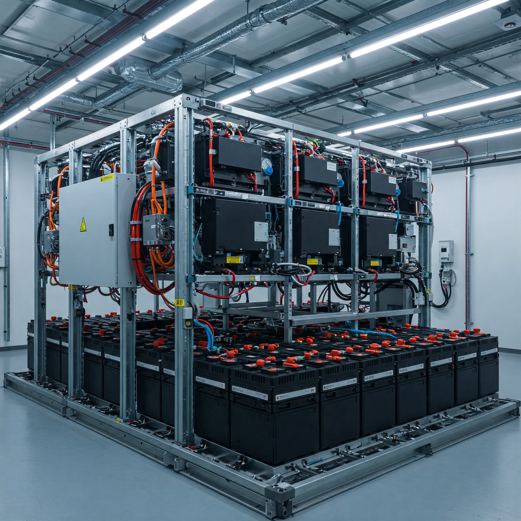 Ảnh minh họa hệ thống pin lưu trữ năng lượng.