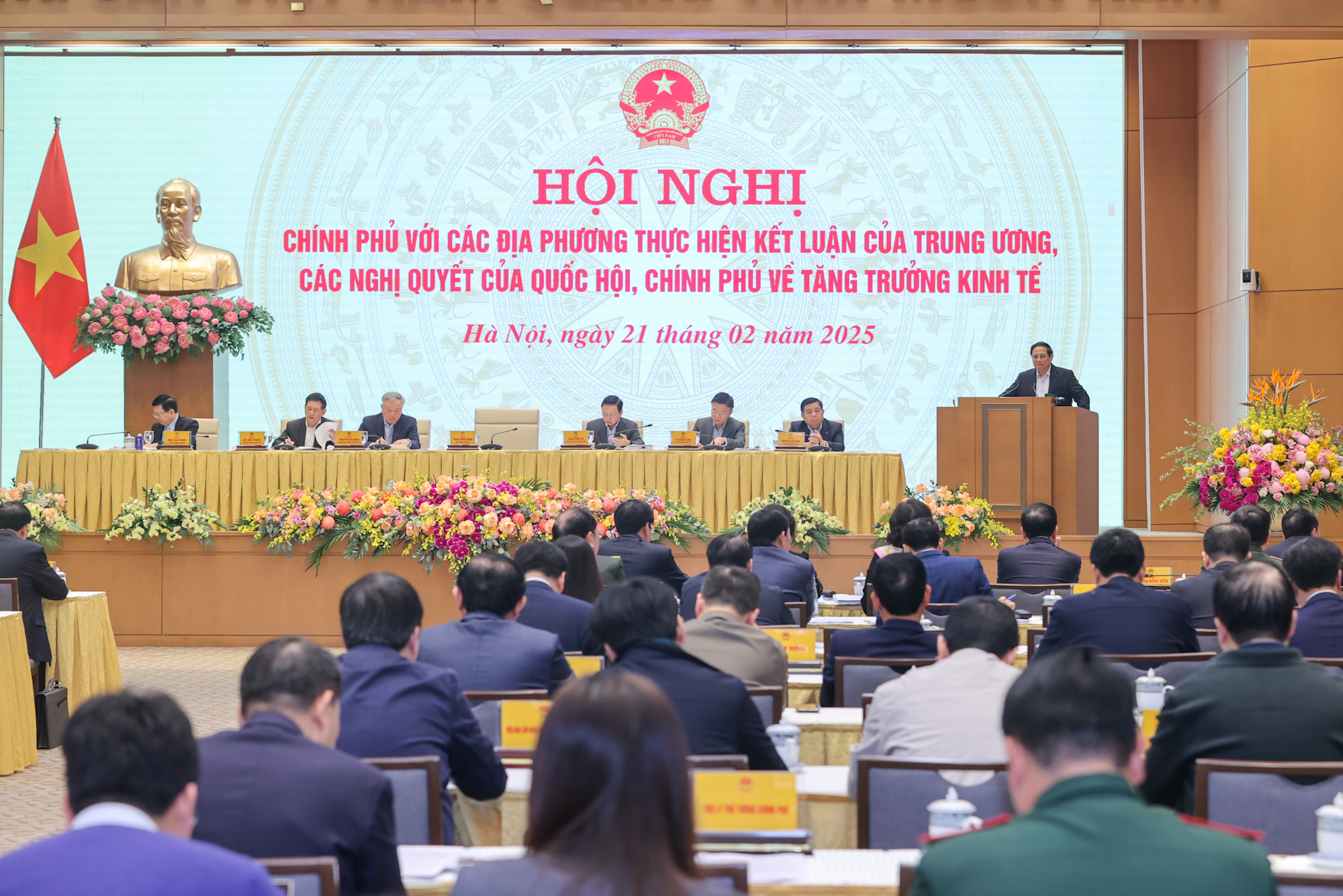 Thủ tướng ph&aacute;t biểu tại hội nghị - Ảnh: VGP