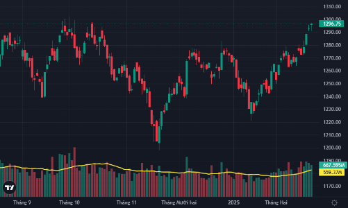 Rung lắc mạnh vùng đỉnh 1300, tiền vào hấp thụ tốt