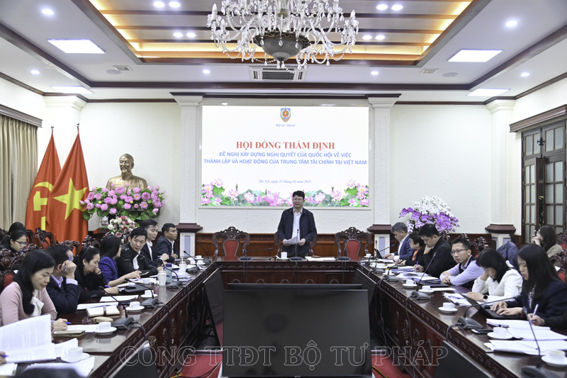 Quang cảnh phiên họp. Ảnh: MOJ.