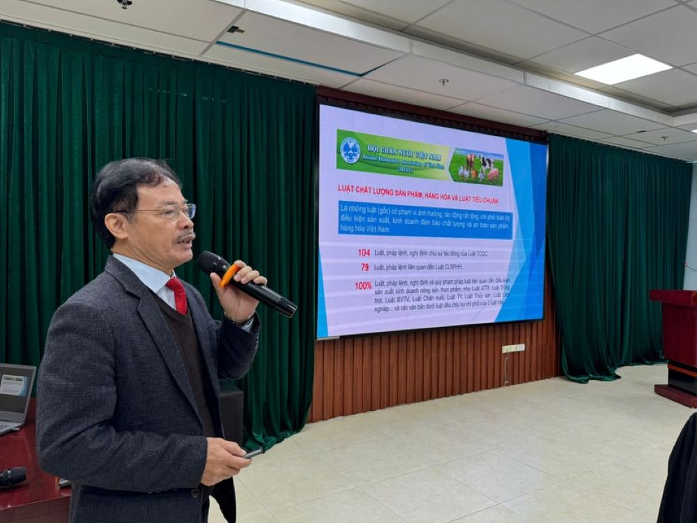 TS, Nguyễn Xuân Dương, Chủ tịch Hội Chăn nuôi Việt Nam.