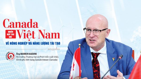 Canada muốn hợp tác với Việt Nam về nông nghiệp và năng lượng tái tạo