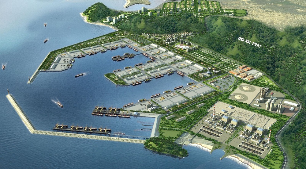 Vị trí thực hiện Dự án Nhà máy điện khí LNG Quỳnh Lập