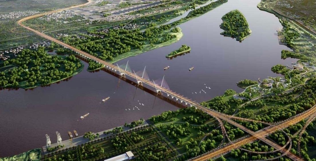 Cầu Tứ Liên là một trong những dự án cầu qua sông Hồng có quy mô, thiết kế hiện đại và tiềm năng thúc đẩy phát triển kinh tế - xã hội.