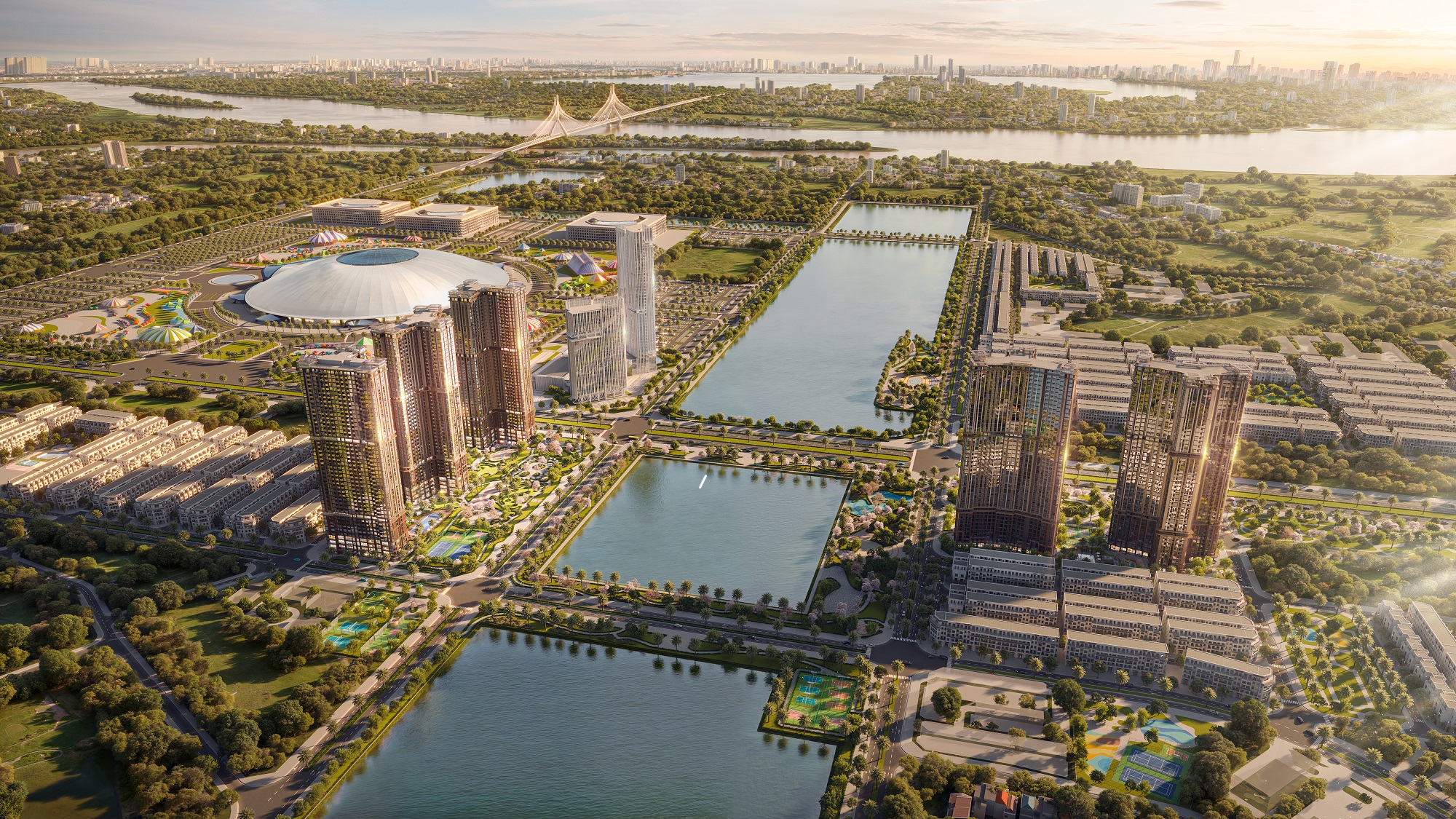 Dự án Imperia Signature Cổ Loa có vị trí kết nối thuận tiện với Cầu Tứ Liên.
