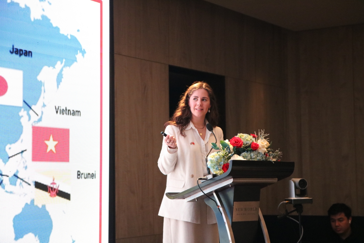 B&agrave; Olivia Herford, Trưởng Ban thực thi CPTPP, Bộ Kinh doanh v&agrave; Thương mại Anh