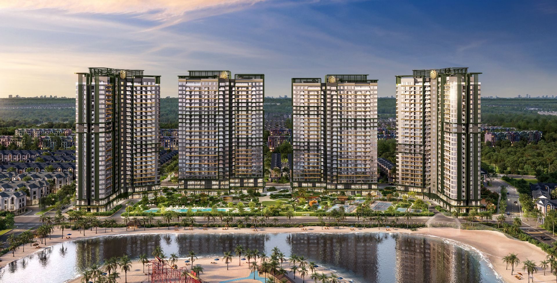Phối cảnh dự án LUMIÈRE Springbay tại Ocean Park 2 do Masterise Homes phát triển thu hút sự quan tâm lớn từ thị trường.