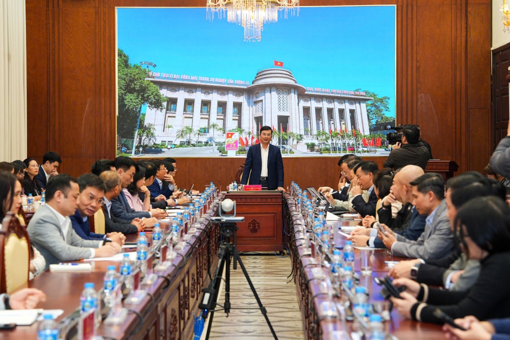 Phó Thống đốc Ngân hàng Nhà nước Phạm Thanh Hà chủ trì cuộc họp chiều 25/2/2025. 