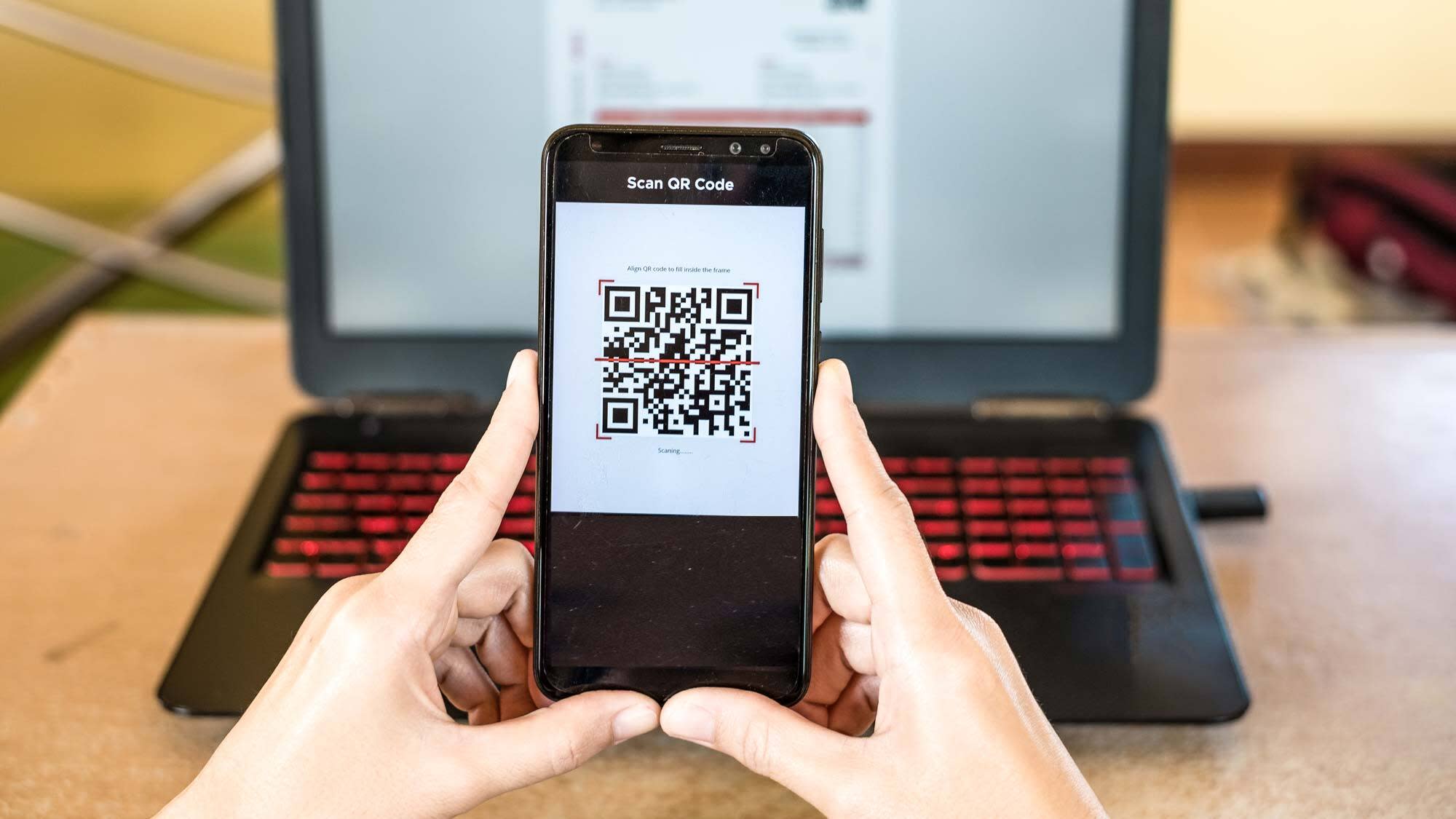 Sau khi thay đổi, người dùng cần quét mã QR tại ứng dụng camera để đăng nhập Gmail.