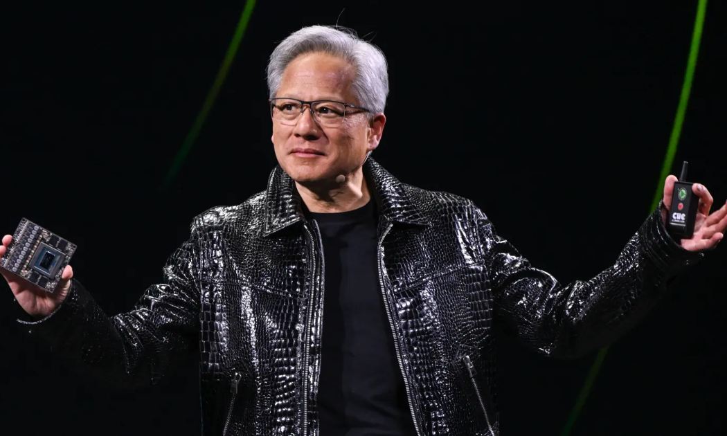 Ông Jensen Huang, CEO của Nvidia - Ảnh: Getty Images