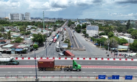 Dự án nút giao thông Mỹ Thủy là công trình nút giao thông phức tạp vì là một