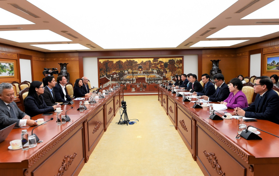 Toàn cảnh buổi làm việc. 