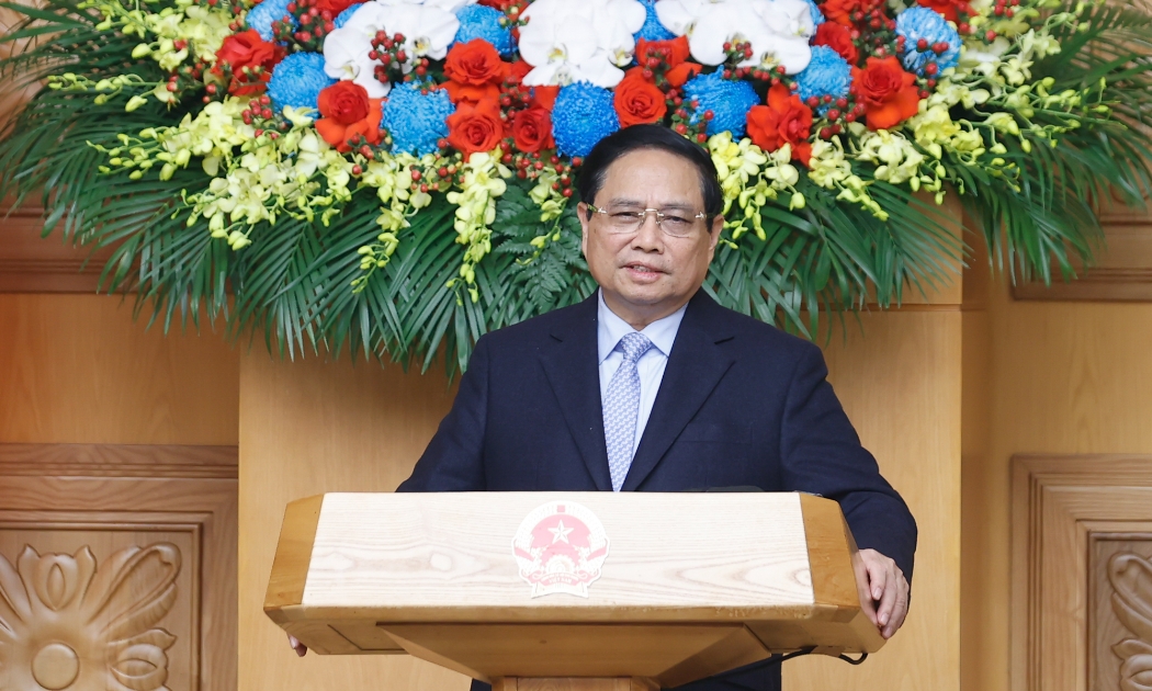 Thủ tướng phát biểu tại tọa đàm - Ảnh: VGP
