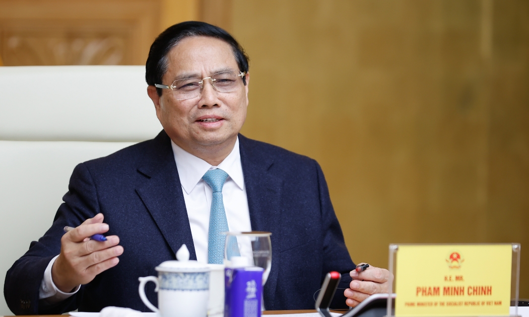 Thủ tướng phát biểu tại tọa đàm - Ảnh: VGP