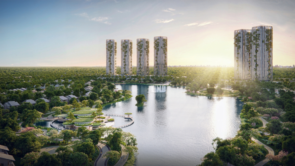 55% diện t&iacute;ch của Eco Retreat d&agrave;nh cho cảnh quan.