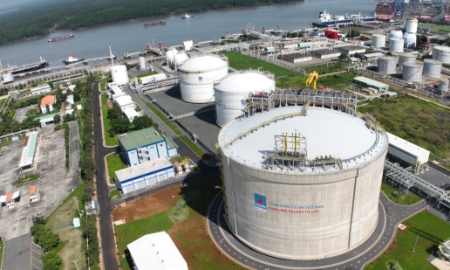 Kho LNG Thị Vải của PV GAS tại Bà Rịa - Vũng Tàu.