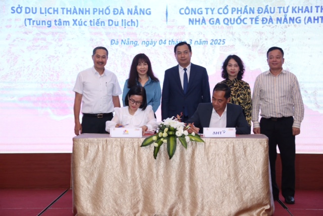 Ký kết hợp tác phát triển giữa Công ty CP đầu tư khai thác nhà ga quốc tế Đà Nẵng.