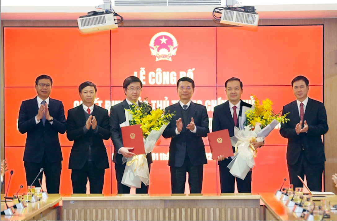 Ban lãnh đạo Bộ Khoa học và Công nghệ.