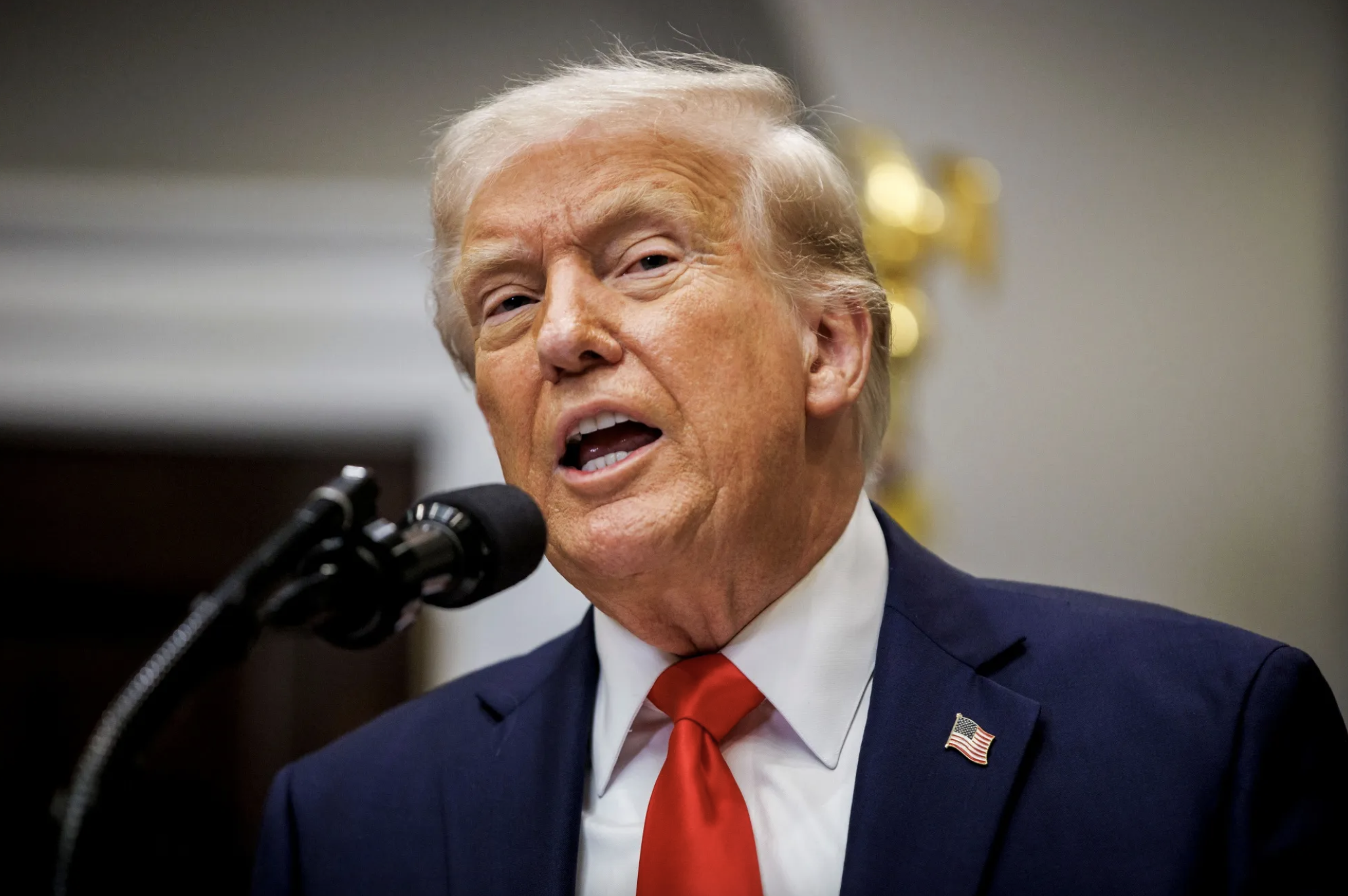 Tổng thống Mỹ Donald Trump - Ảnh: Bloomberg.