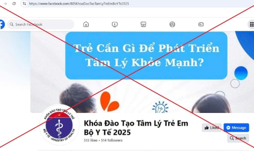 Cảnh báo xuất hiện Fanpage giả mạo Bộ Y tế 