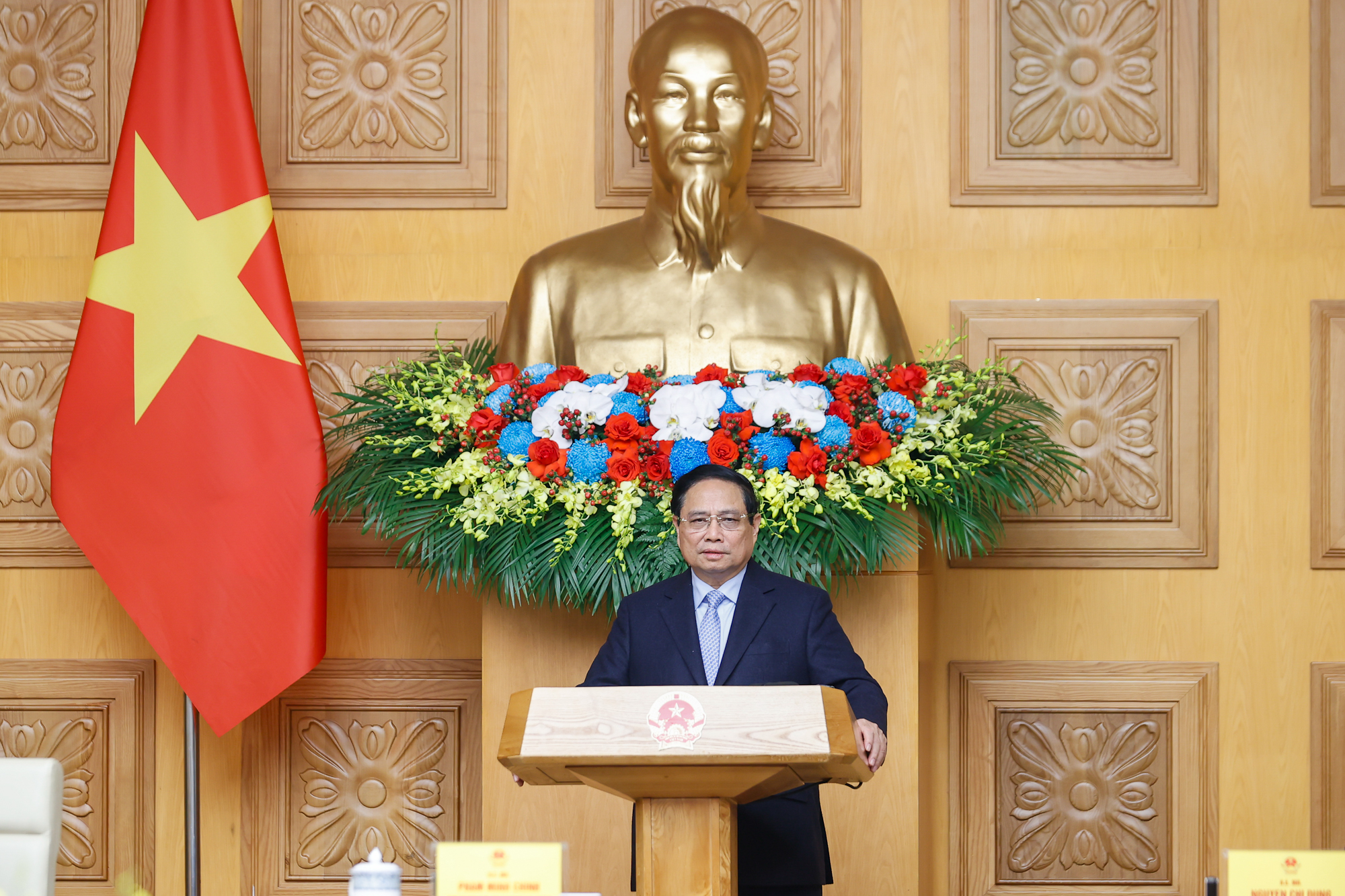 Thủ tướng phát biểu tại tọa đàm - Ảnh: VGP