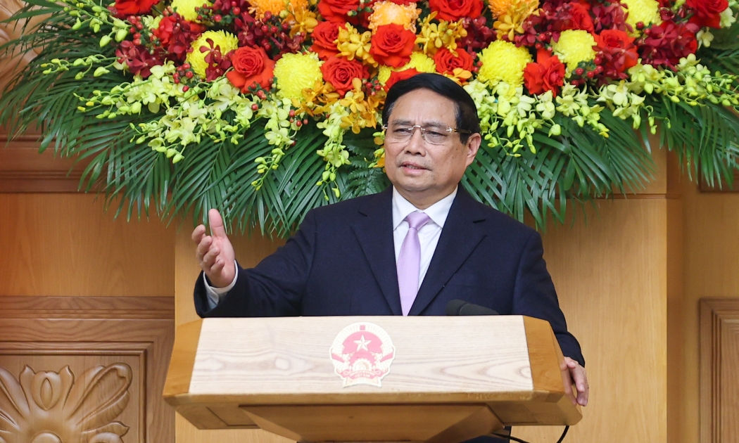 Thủ tướng phát biểu tại tọa đàm - Ảnh: VGP