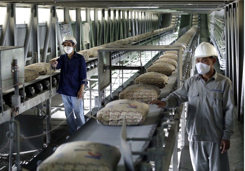 Xi măng của Việt Nam chiếm thị phần lớn nhất trong tổng số xi măng nhập khẩu của Philippines. Ảnh minh họa.