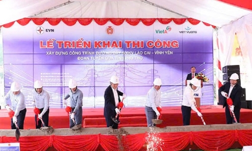 Khởi công đường dây 500KV Lào Cai – Vĩnh Yên, đoạn qua tỉnh Phú Thọ