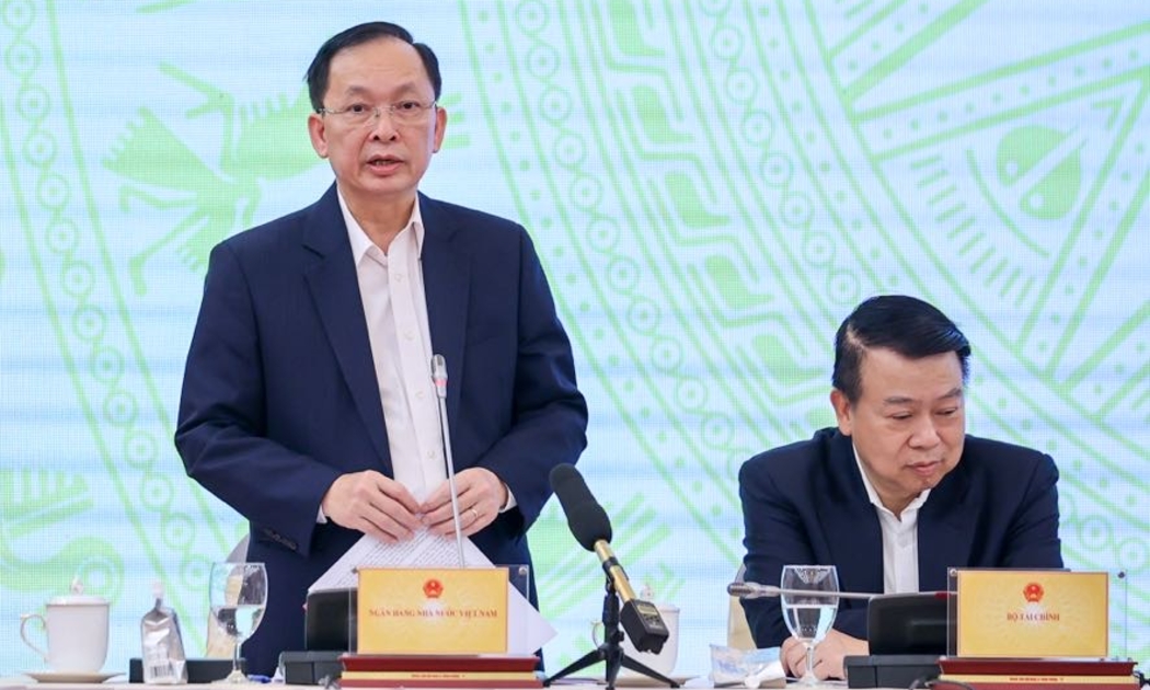 Ông Đào Minh Tú trao đổi tại họp báo Chính phủ chiều 5/3.