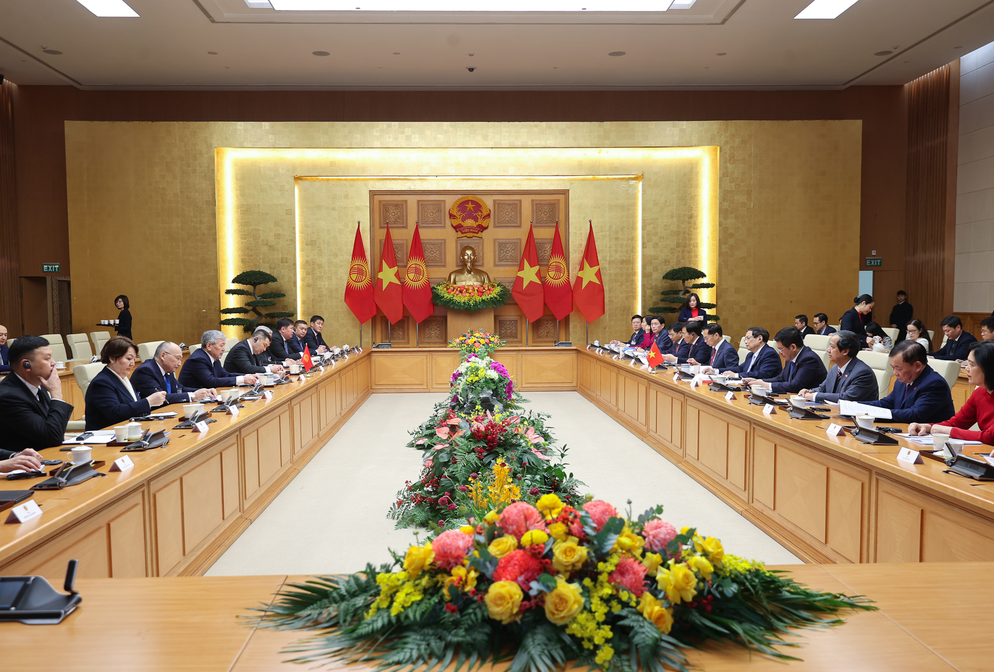 Quang cảnh hội đàm. Ảnh: VGP.