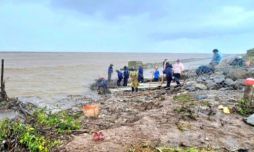 “Giải cứu” sạt lở bờ biển đồng bằng sông Cửu Long