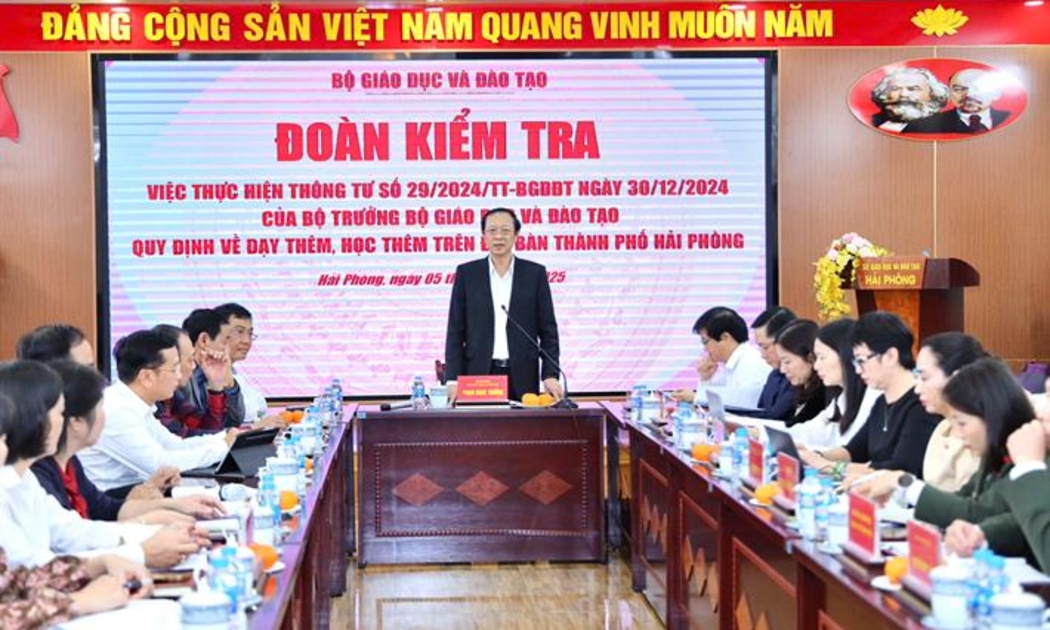 Quang cảnh buổi làm việc. Ảnh: MOET.