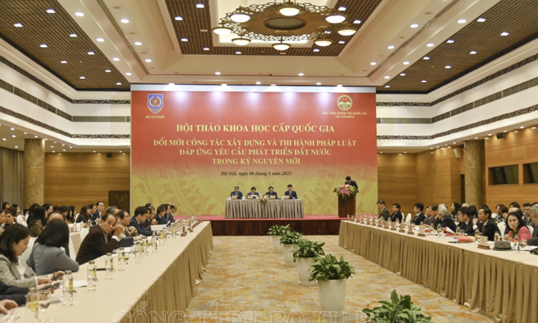 Quang cảnh hội thảo. Ảnh: MOJ.