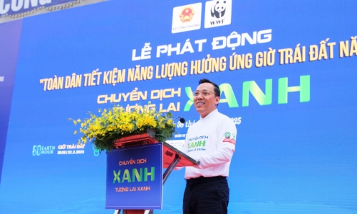 Phát động toàn dân tiết kiệm năng lượng hưởng ứng Giờ Trái đất 2025 