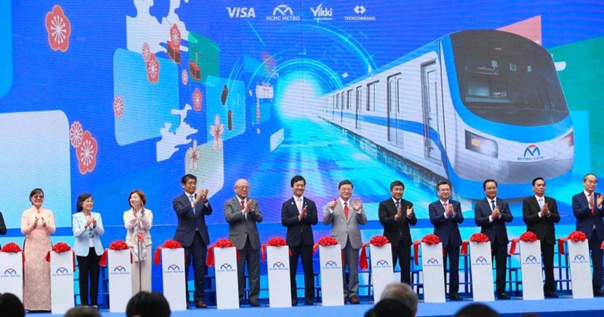 First metro line in HCM City inaugurated - VnEconomy