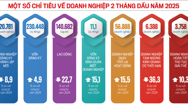 Giáo dục và truyền thông là lĩnh vực có số doanh nghiệp thành lập mới tăng trong 2 tháng năm 2025