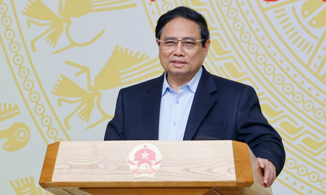 Thủ tướng Phạm Minh Chính phát biểu tại cuộc họp - Ảnh: VGP