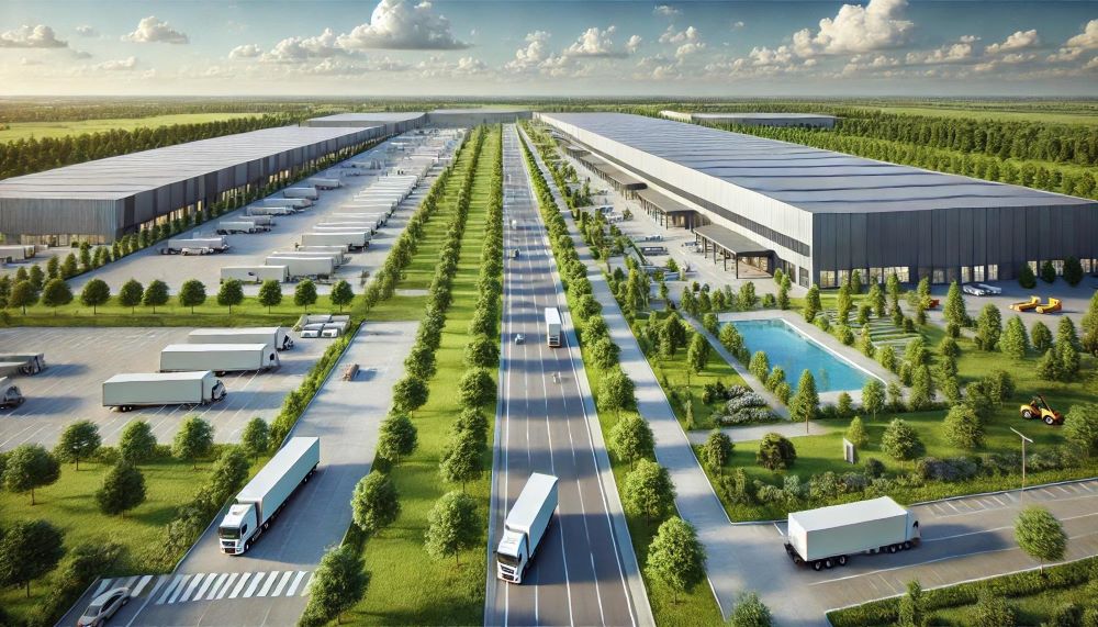 Phối cảnh Khu công nghiệp Hải Long giai đoạn 1.