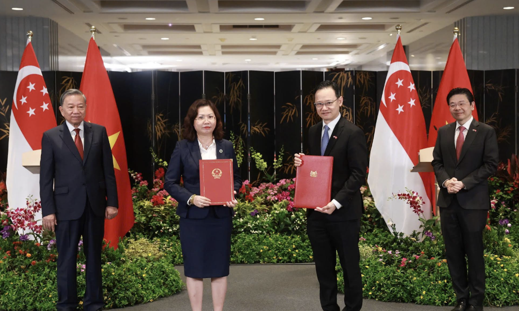 Việc trao đổi LOI giữa hai cơ quan có sự chứng kiến của Thủ tướng SingaporeLawrence Wong và Tổng Bí thư Đảng Cộng sản Việt Nam Tô Lâm. 