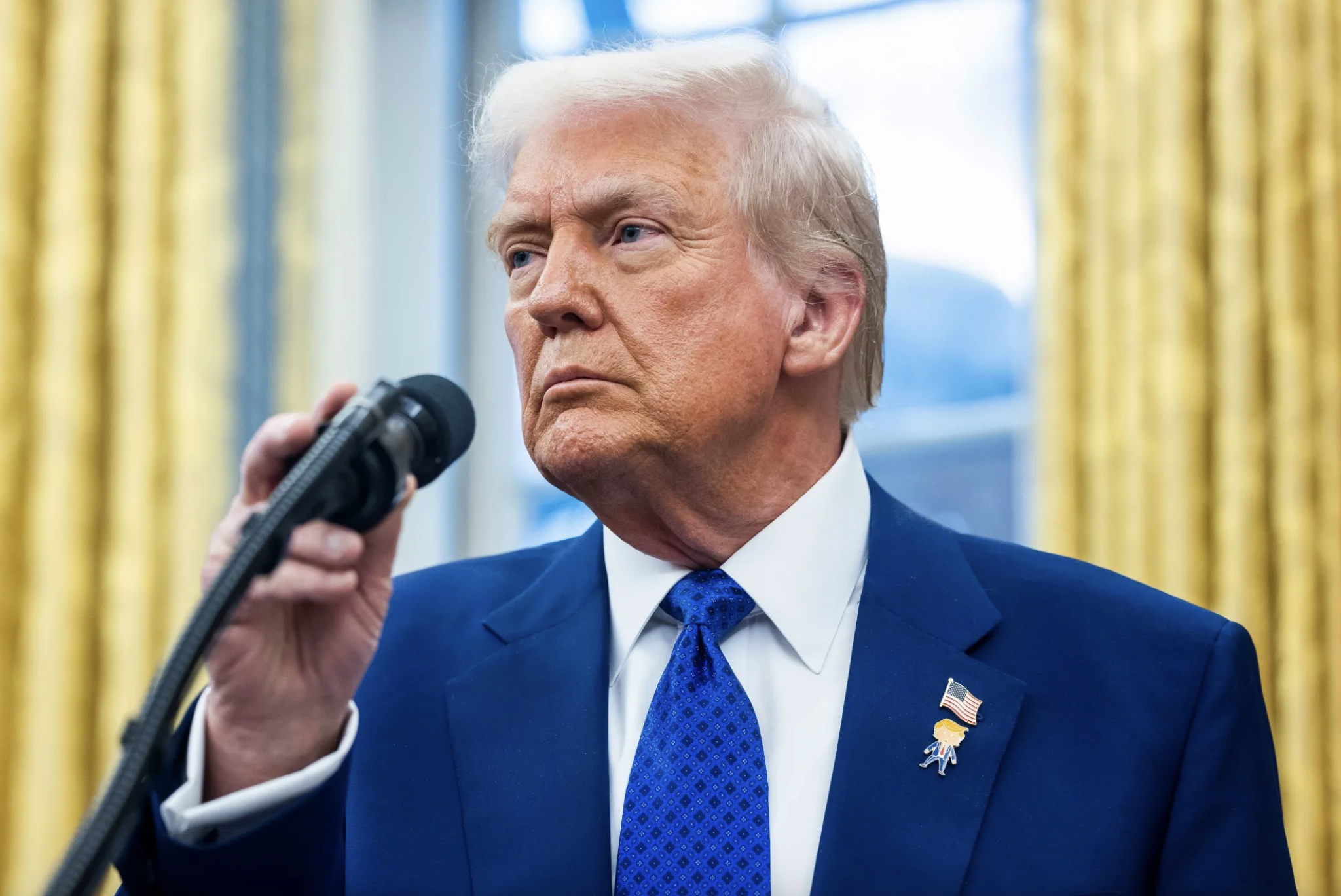 Tổng thống Mỹ Donald Trump - Ảnh: Bloomberg.