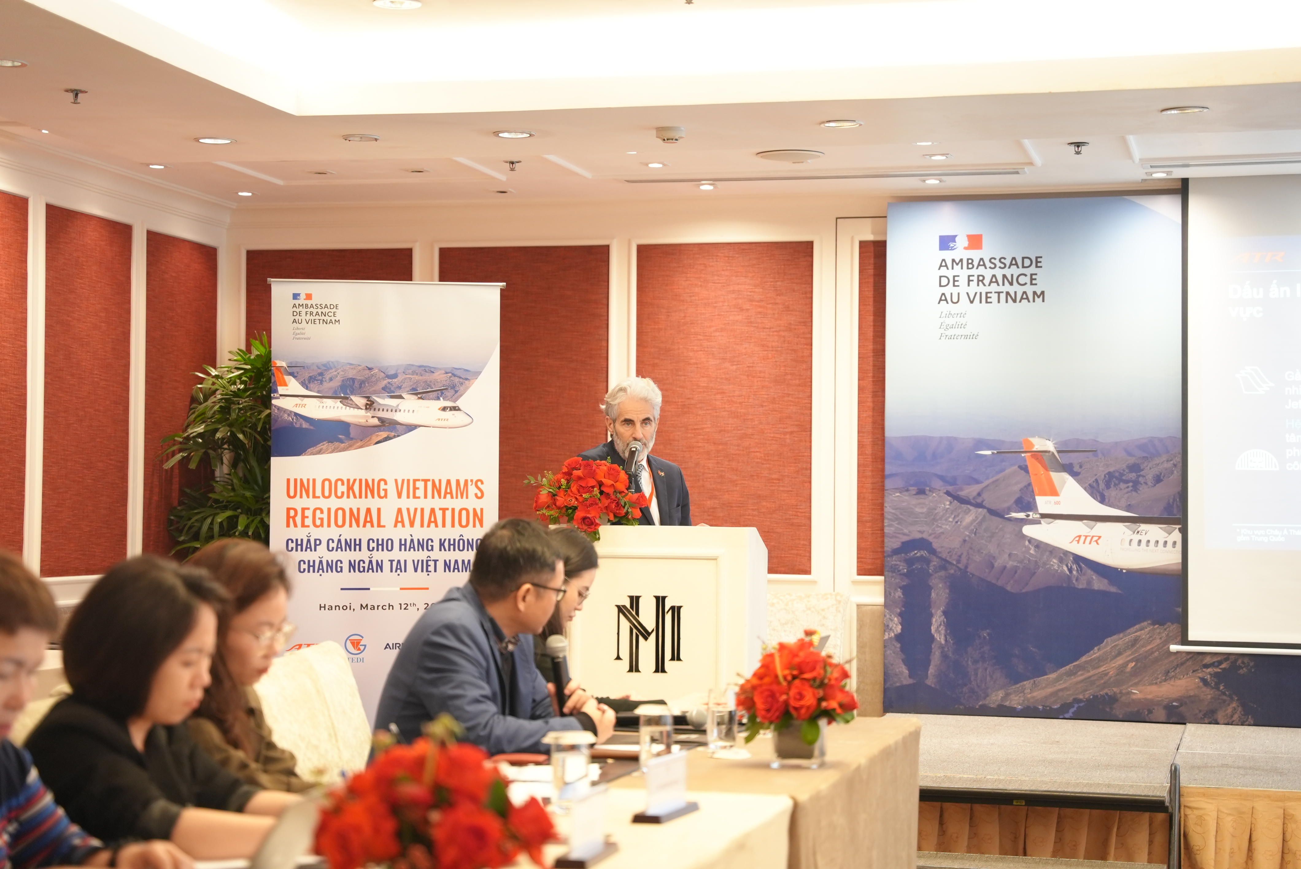 Ông Jean-Daniel Kosowski, Giám đốc Kinh doanh ATR, đánh giá thị trường vận tải hàng không chặng ngắn có tiềm năng phát triển lớn tại Việt Nam.