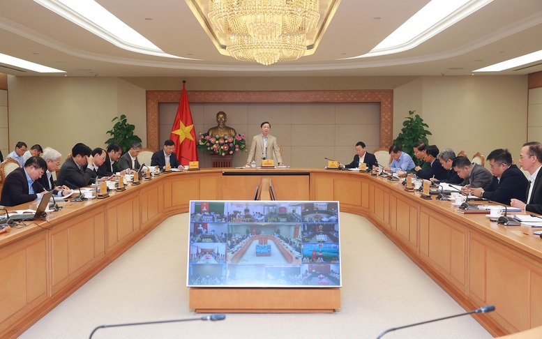 Phó Thủ tướng Trần Hồng Hà phát biểu tại hội nghị.