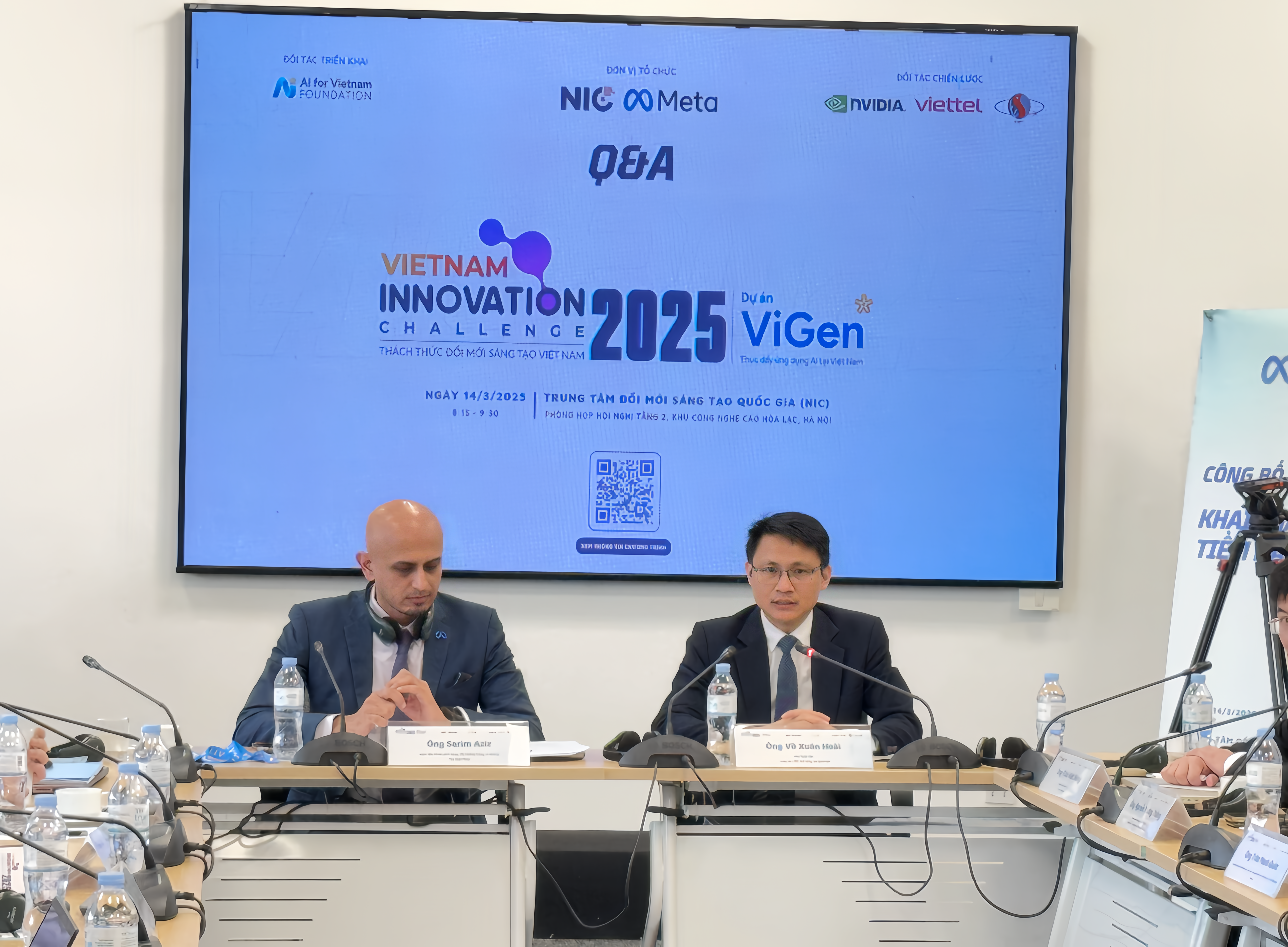 Họp báo công bố khởi động Chương trình Thách thức Đổi mới sáng tạo 2025 vào sáng ngày 14/3.