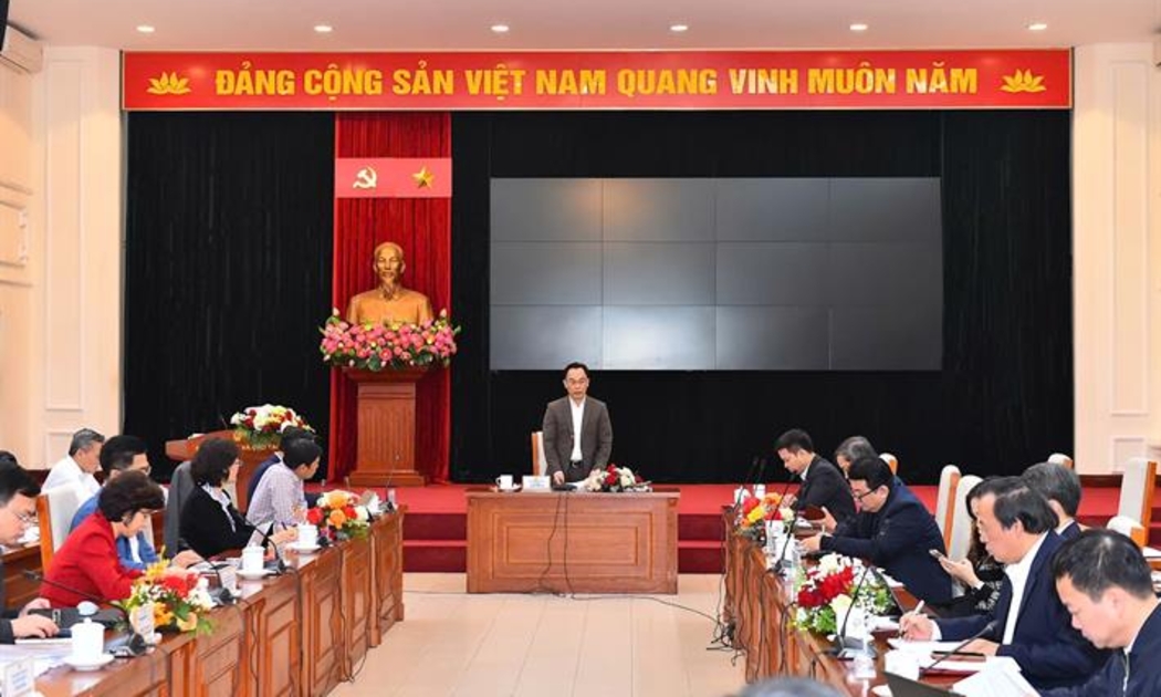 Quang cảnh buổi làm việc. Ảnh: MOET.