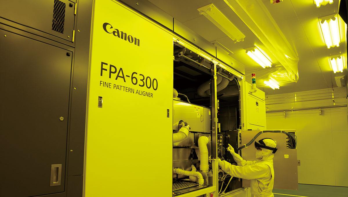 Canon đang đặt cược công nghệ quang khắc Nanoimprint Lithography. Ảnh: Canon