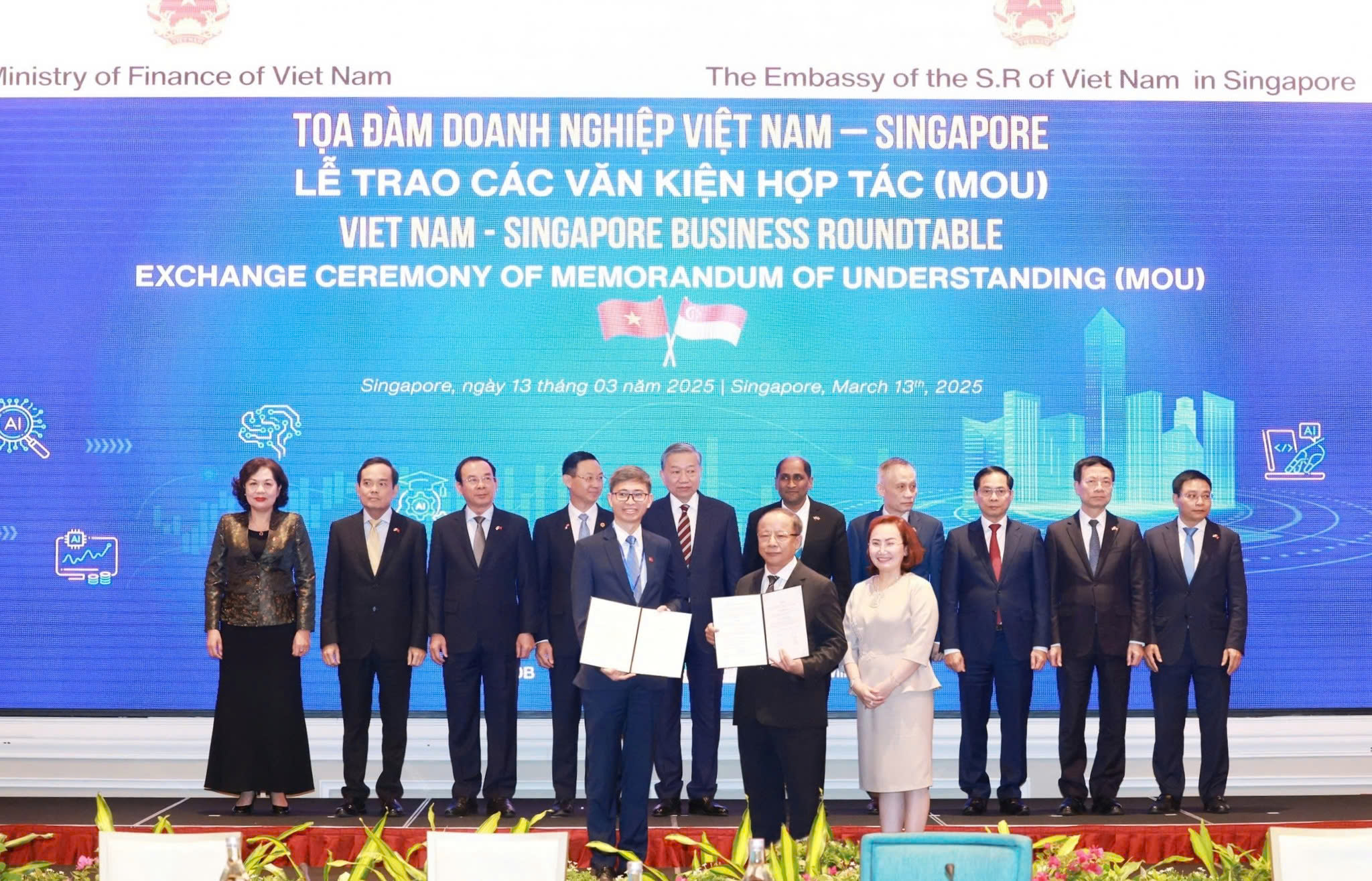 Chủ tịch TTC AgriS tham gia tọa đàm doanh nghiệp Việt Nam - Singapore.