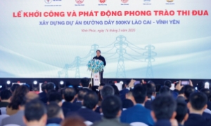 Thủ tướng: Thần tốc hoàn thành Dự án đường dây 500 kV Lào Cai - Vĩnh Yên trong 6 tháng